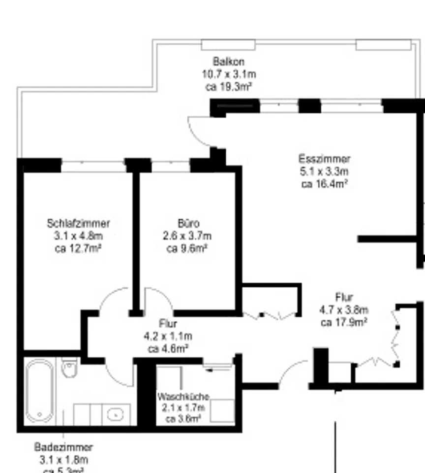 Schöne 3.5 Zimmer Eigentumswohnung – Foto 10 von 12