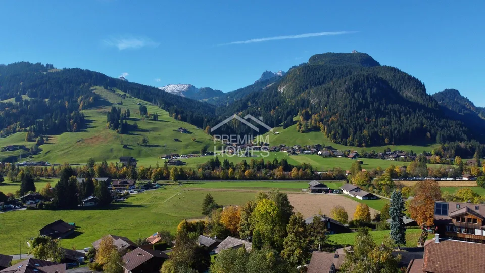 Terrain constructible avec statut de résidence secondaire à Saanen !