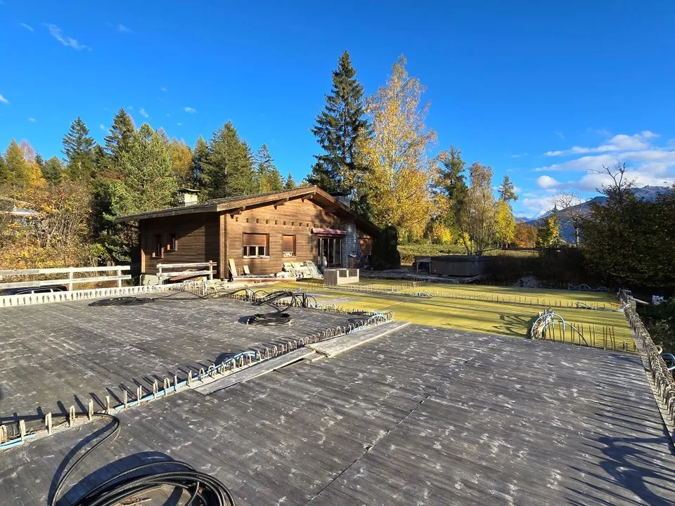 Magnifica opportunità in un quartiere residenziale bucolico, progetto di ampliamento di un lussuoso chalet tra Lens e Crans