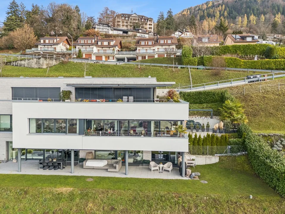 Appartement d'exception avec panorama lac &amp; montagnes