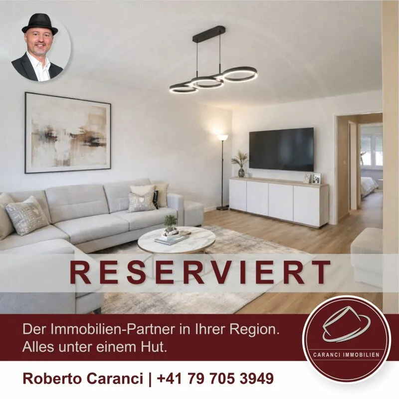 RESERVIERT - Attraktive 3.5-Zimmer-Wohnung in Niederrohrdorf - ideal als Renditeobjekt oder Eigenheim