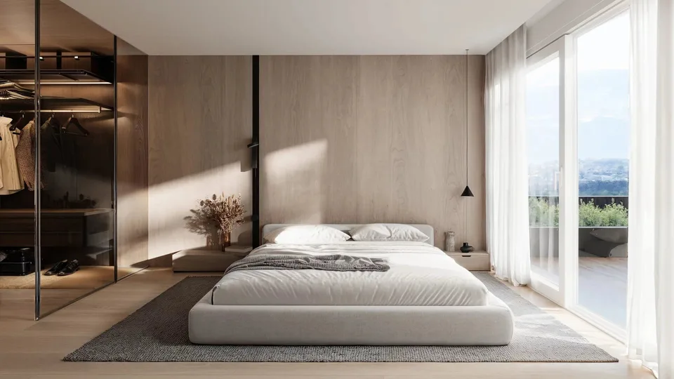 Appartamento confortevole di 2,5 locali con grande terrazza e giardino privato