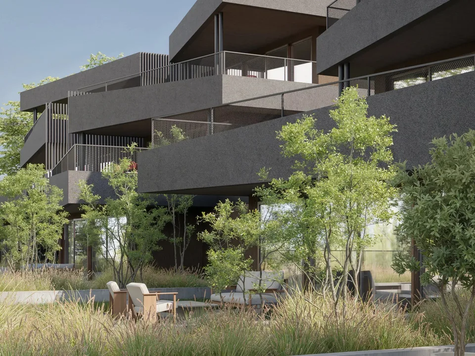 Appartement de 2.5 pièces au rez-de-chaussée avec jardin privatif