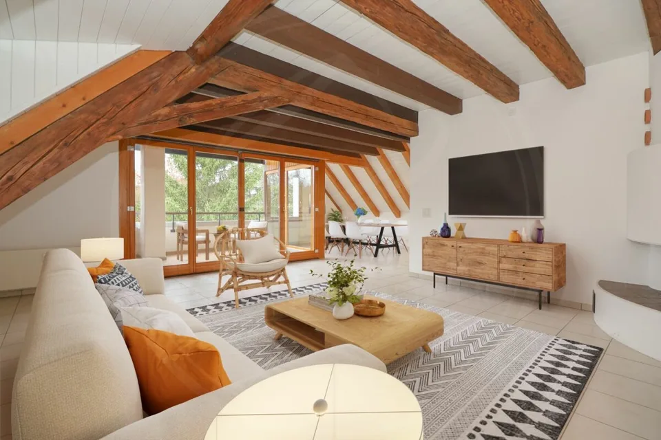 Renovierte 5½ Zimmer Maisonette-Wohnung im historischen «Schlössli» von Koblenz zu verkaufen