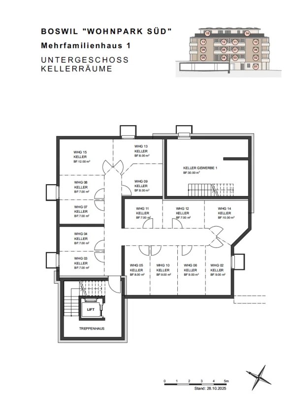WOHNPARK SÜD; Gewerberaum mit Archiv Nr. 01