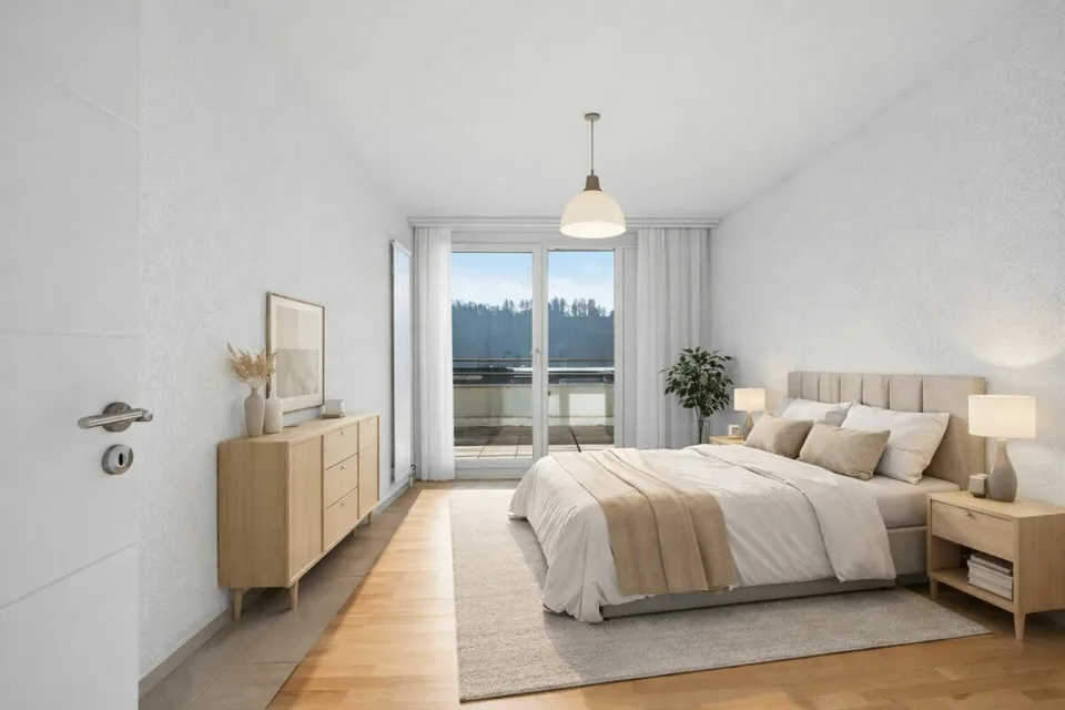 Renovierte 4.5-Zimmer-Wohnung mit grosszügigem Balkon, Lift und Garage – Foto 7 von 13