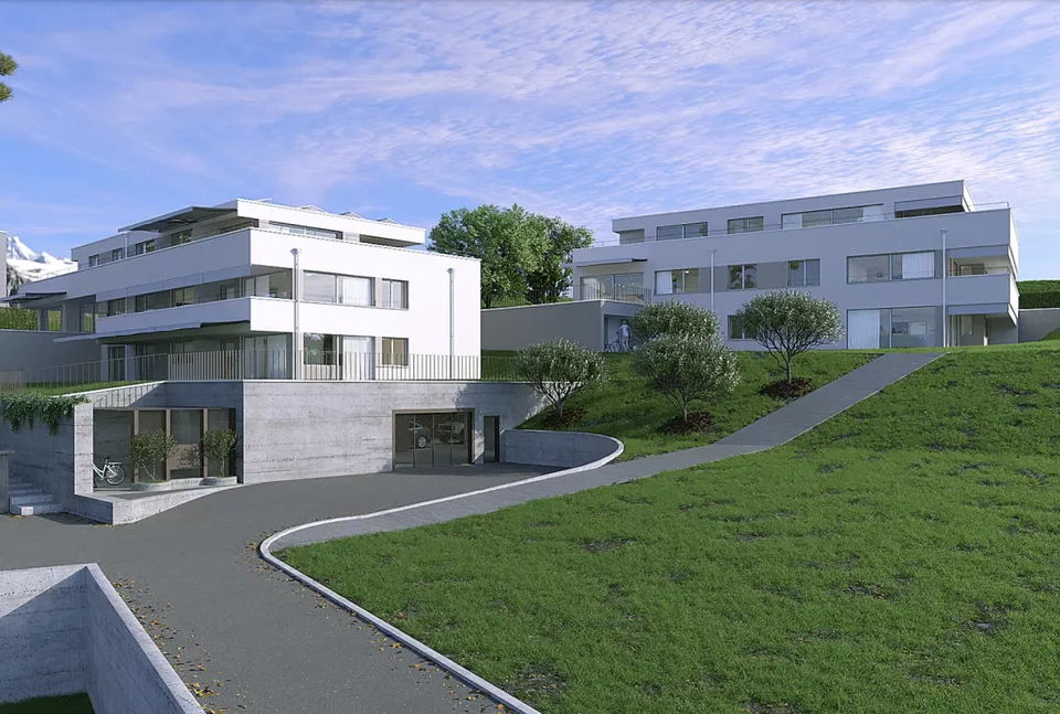 Einzigartiges Bauprojekt mit alpinen Weitblick in Brig - 9 exklusive Wohneinheiten! - 3 Whg. schon verkauft!