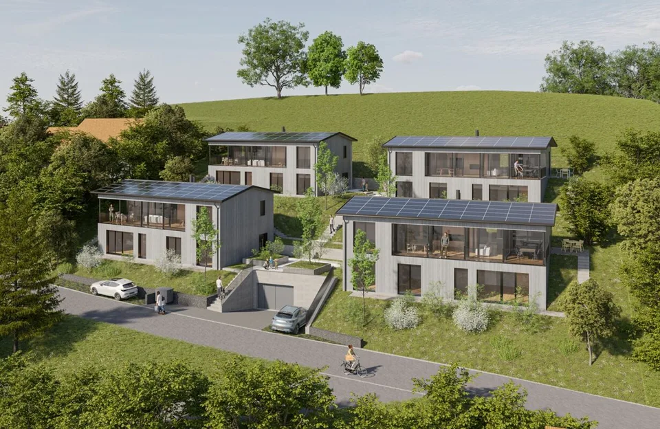 TOUS LES MAISONS VENDUES - Vivre avec une Vue : Maisons Individuelles Neuves Attrayantes à Dürnten