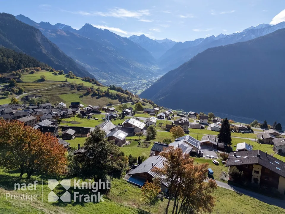 Chalet mit atemberaubendem Blick auf die Gipfel, in Levron.