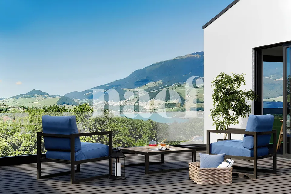 Appartamento/Villa di 5,5 locali con vista mozzafiato in vendita a Sorens