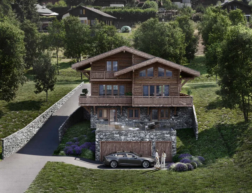 Neues Chalet in Vercorin.