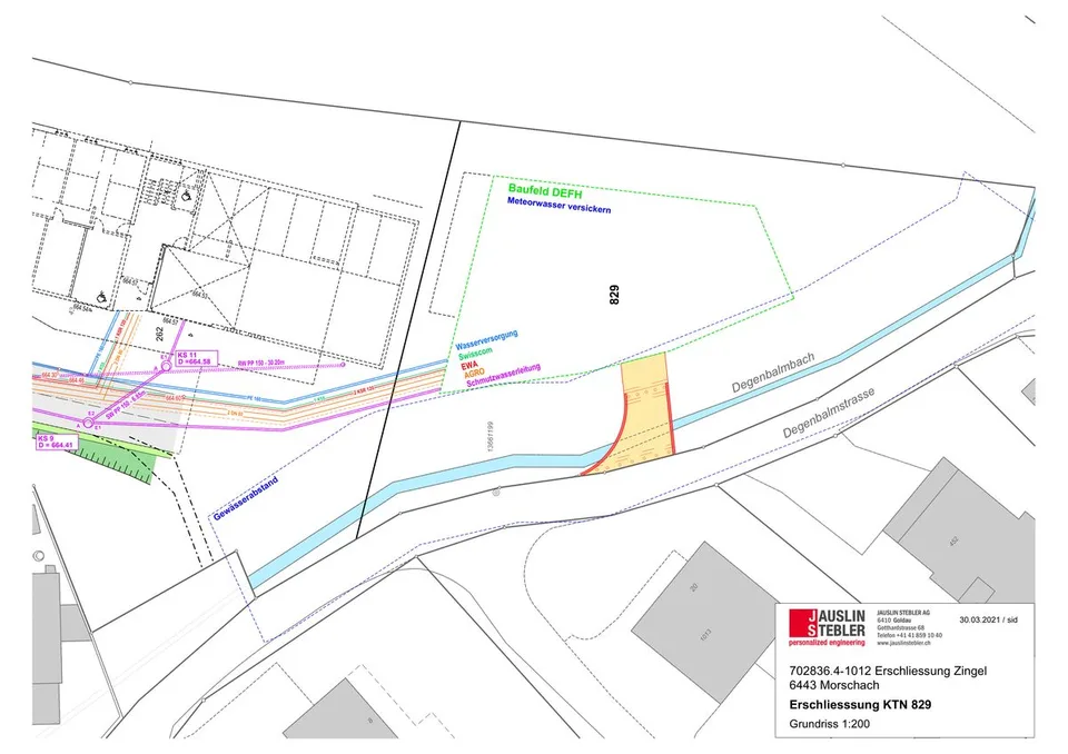1025m2 Building Land in Morschach