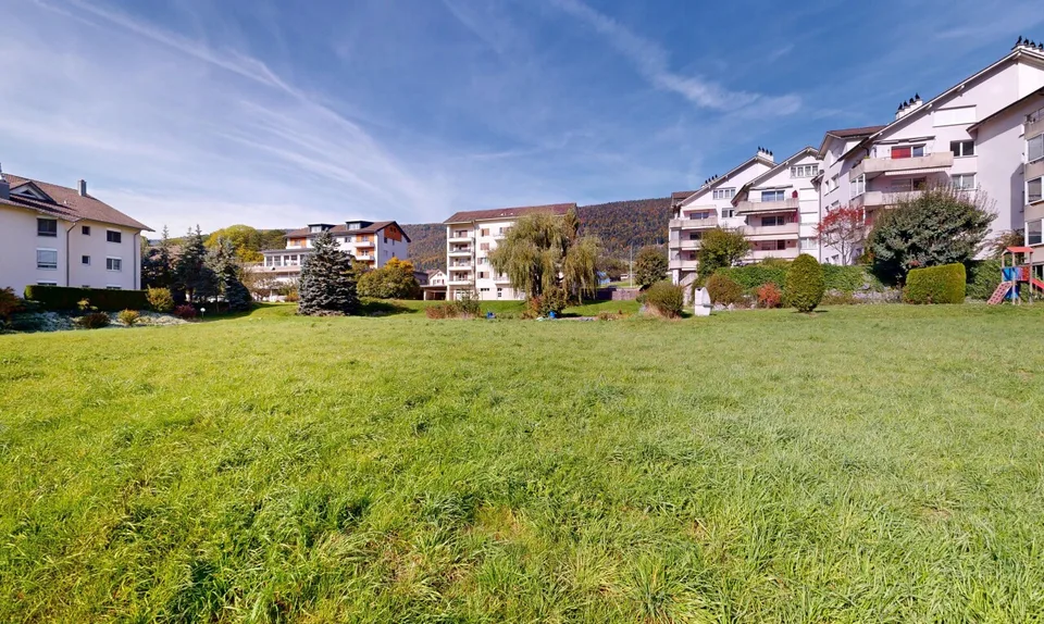 Terrain idéal pour immeuble locatif – permis en force