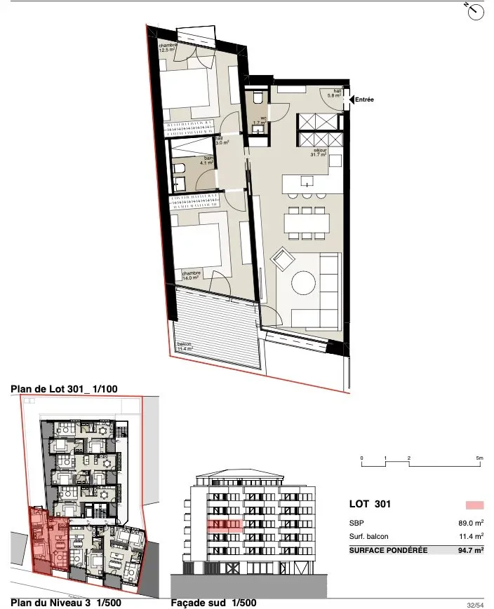 Residenz Victoria: 3,5-Zimmer-Wohnung
