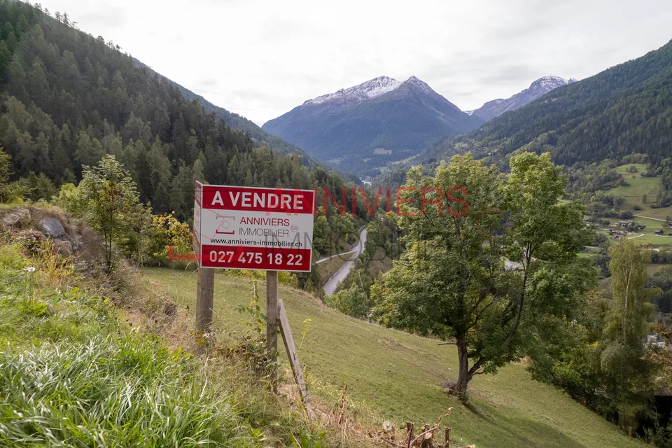 Wunderschönes Baugrundstück von 587 m2 in Vissoie – Foto 6 von 13