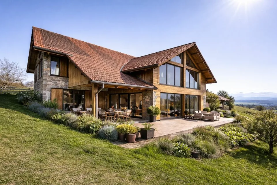 GRUNDSTÜCK MIT GROSSER LANDWIRTSCHAFT UND ÜBERDACHT ZU WOHNEN ODER DAS EG FÜR EINE AKTIVITÄT UND IHRE WOHNUNG IM OBERGESCHOSS ODER MEHRERE FAMILIEN?
