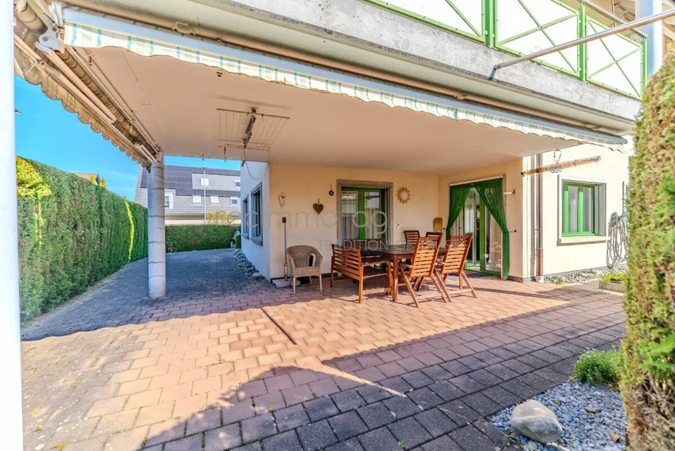 Appartamento giardino esclusivo di 4,5 stanze con ampio spazio esterno