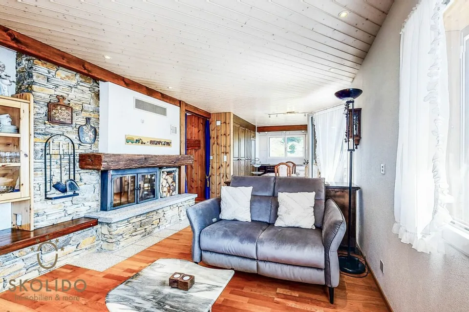 Chalet bien entretenu et modernisé avec appartement indépendant et vue imprenable