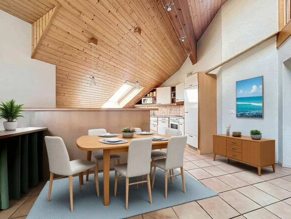 DUPLEX-WOHNUNG MIT 5 ZIMMERN, BALKON UND INDOOR- UND OUTDOOR-PARKPLÄTZEN – Foto 7 von 13
