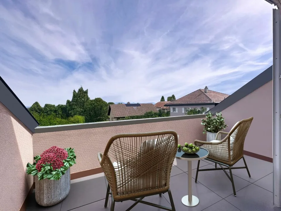 APPARTAMENTO DUPLEX CON 5 STANZE, BALCONE E POSTI AUTO INTERNI ED ESTERNI