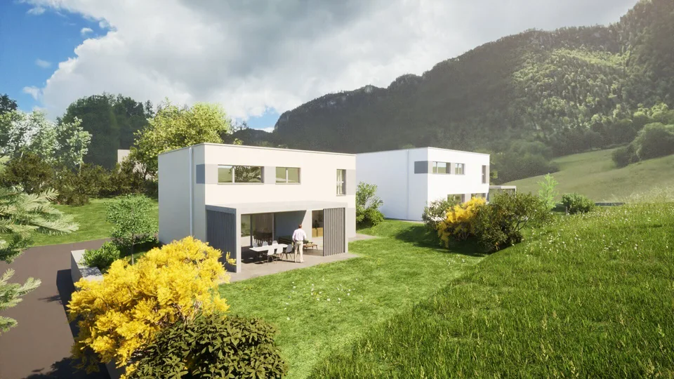 Zu verkaufen in Moutier, neues 5,5-Zimmer-Haus mit einem Grundstück von 615m²
