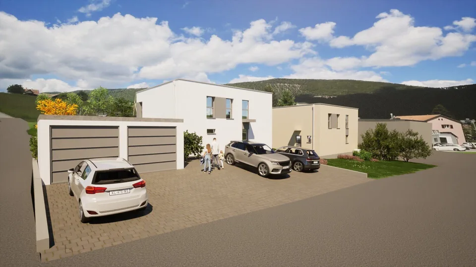 À vendre à Moutier maison neuve de 5.5 pièces avec un terrain de 615m²