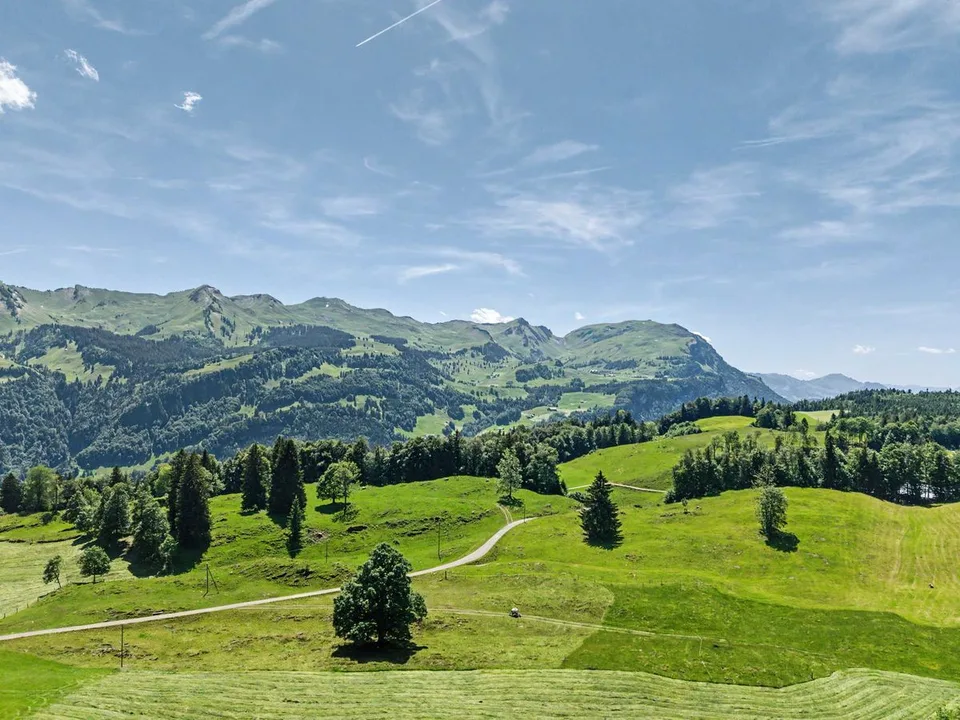 Moderne 2.5-Zimmer-Wohnung mit Panoramasicht in Illgau (St. Karl)