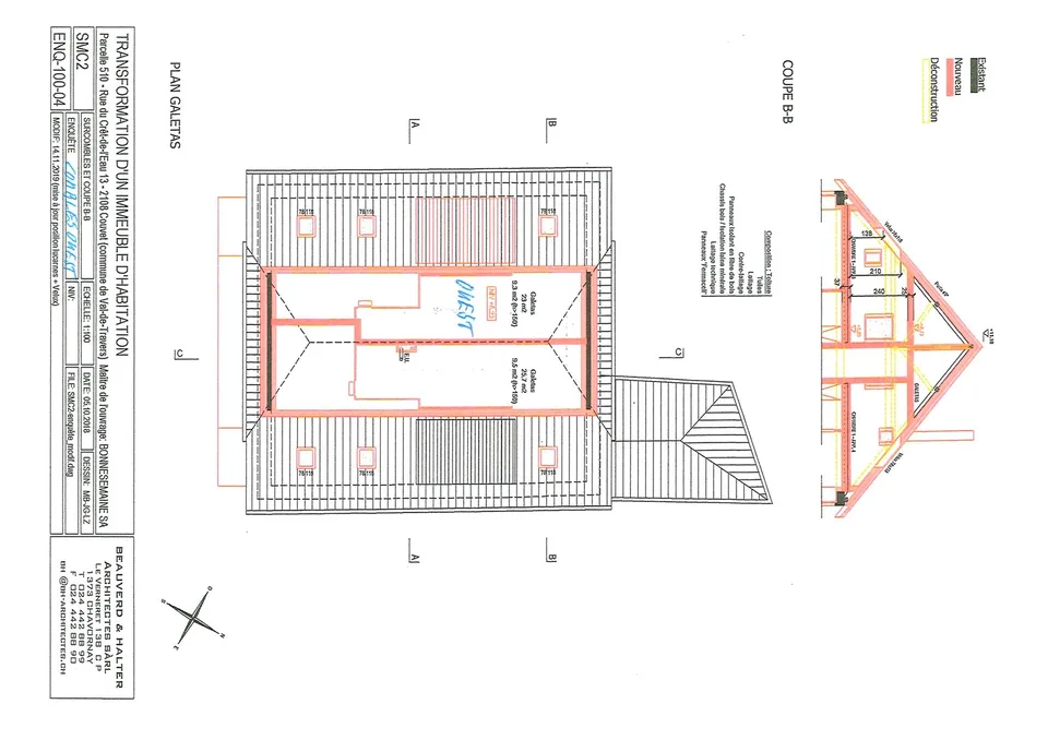 Charmantes Haus renoviert in Couvet mit Balkon und Parkplatz 13, Couvet - Mischgebäude zu verkaufen