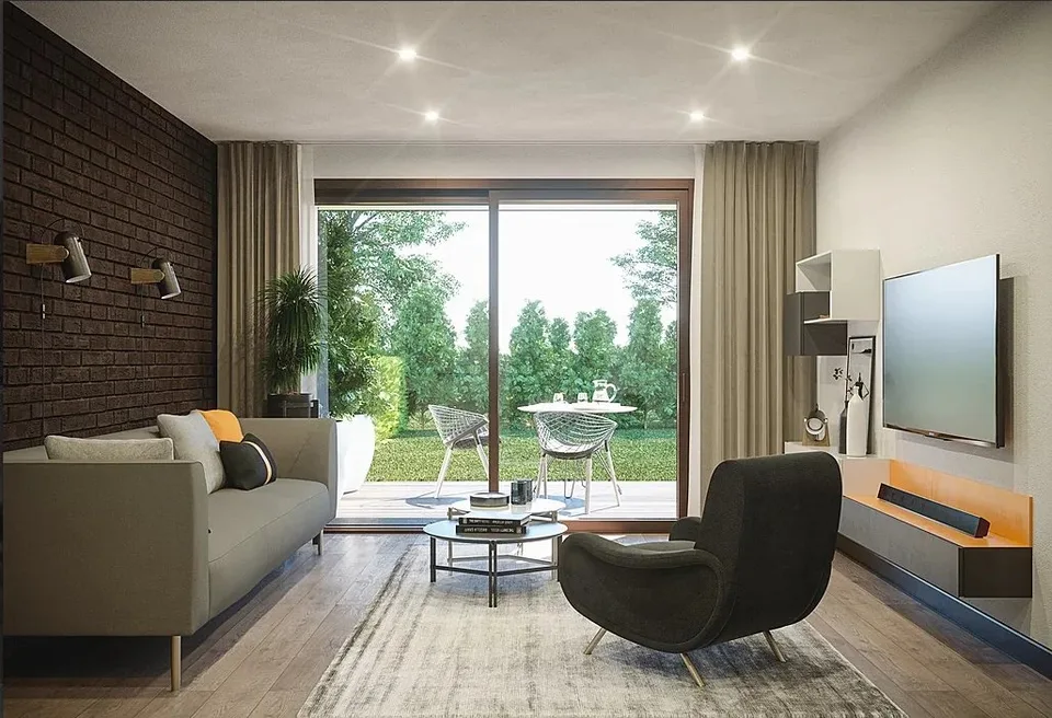 Helles 3,5-Zimmer-Apartment mit Balkon