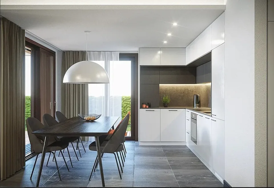 Helles 3,5-Zimmer-Apartment mit Balkon