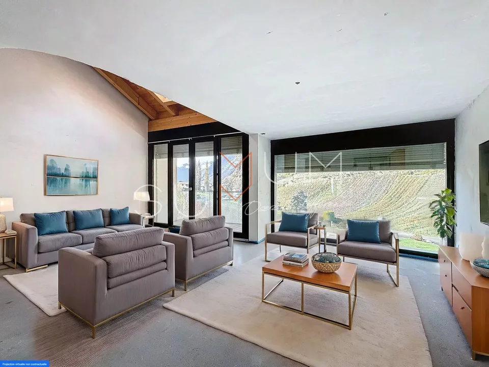 Triplex 4.5 Pièces en Attique à Saillon