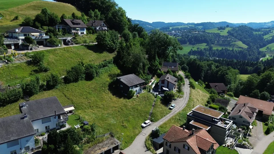 Bauland mit bewilligtem EFH-Projekt &amp; Säntisblick in Oberhelfenschwil (751 m²)