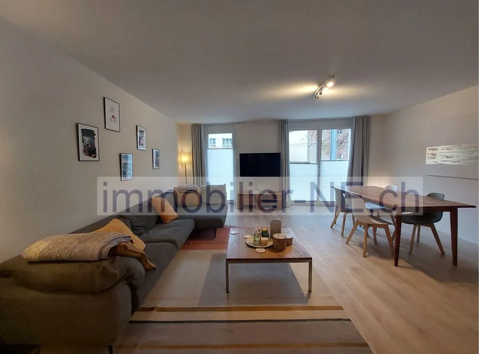 Appartement moderne de 3,5 pièces bénéficiant d'une terrasse et d'un garage