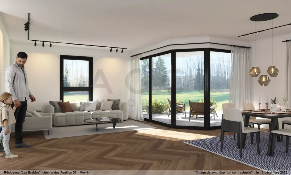 Résidence Les Érables – Lot 2.02 – 5 pièces avec jardin à Meyrin