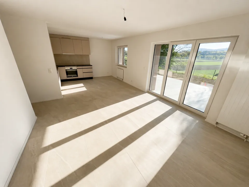 Appartamento 3,5 locali con giardino di 150m2 a Fétigny completamente ristrutturato