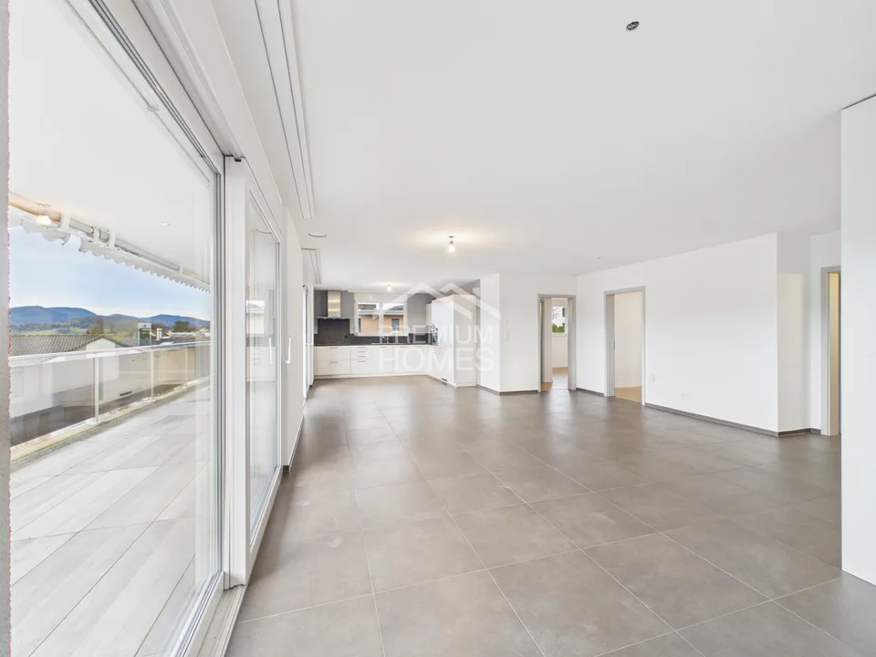Helles Penthouse mit Panoramablick