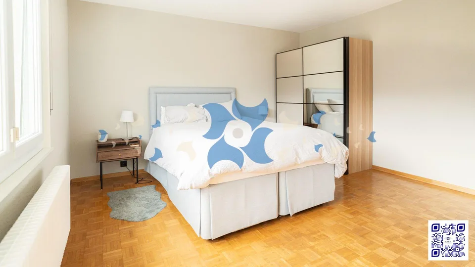 Wunderschöne renovierte 4,5-Zimmer-Penthouse mit Balkonen, Garten und Garage - Vétroz