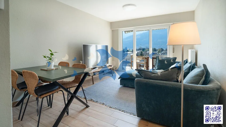 Magnifique attique 4.5 pièces rénové avec balcons, jardin et box - Vétroz