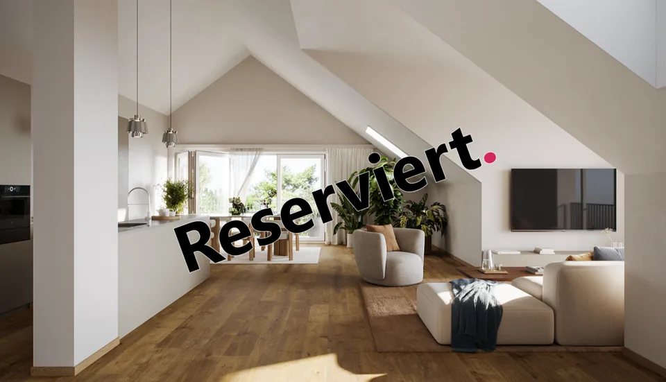 Dachwohnung  mit Loftgefühl und Weitblick Richtung See!