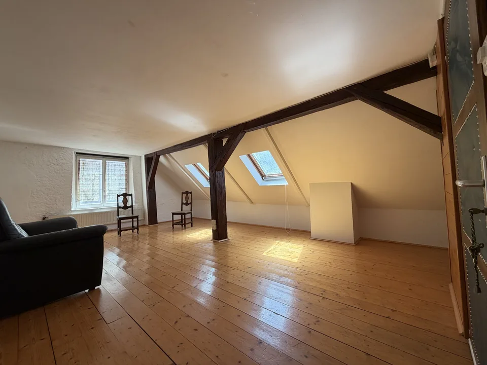 For sale in Porrentruy beautiful building with 2 apartments and 1 commercial space