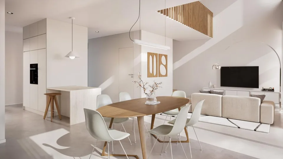 Am Ufer der Flüsse - Reihenhaus mit eleganten und hellen Linien