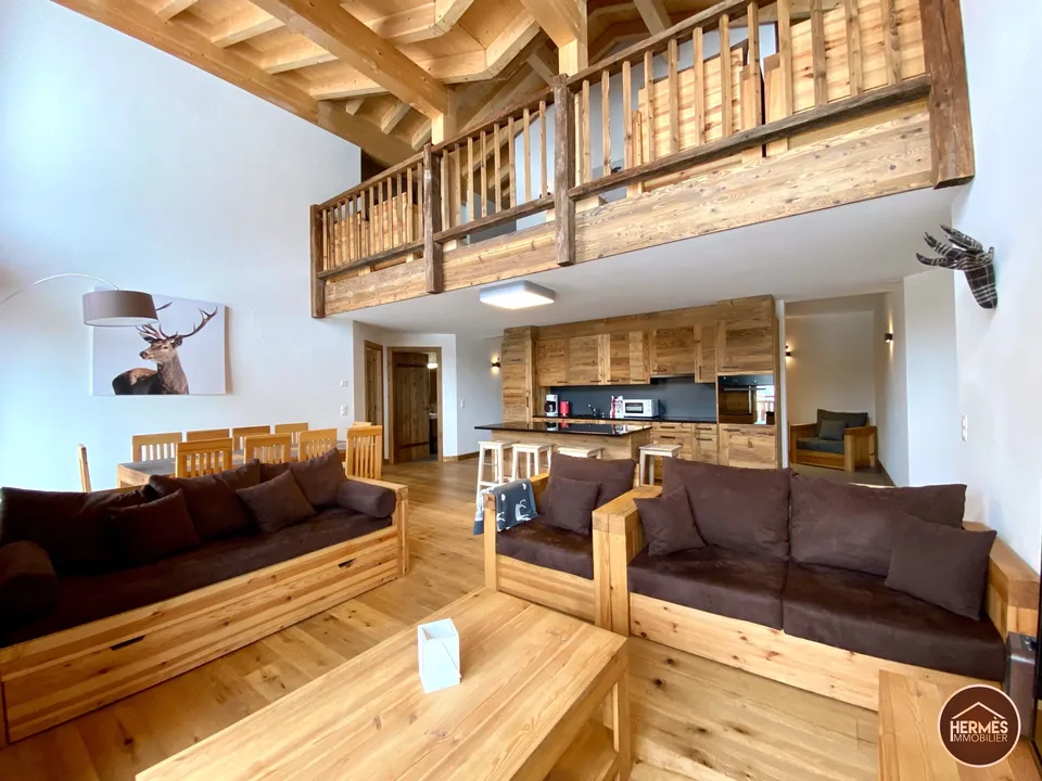 Superbo appartamento attico-duplex / ski-in &amp; ski-out sulle piste di Veysonnaz