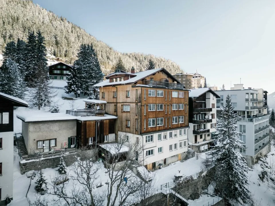 3-Zimmerwohnung mit Aussensitzplatz im Haus Murmeli, Mürren – Foto 12 von 12