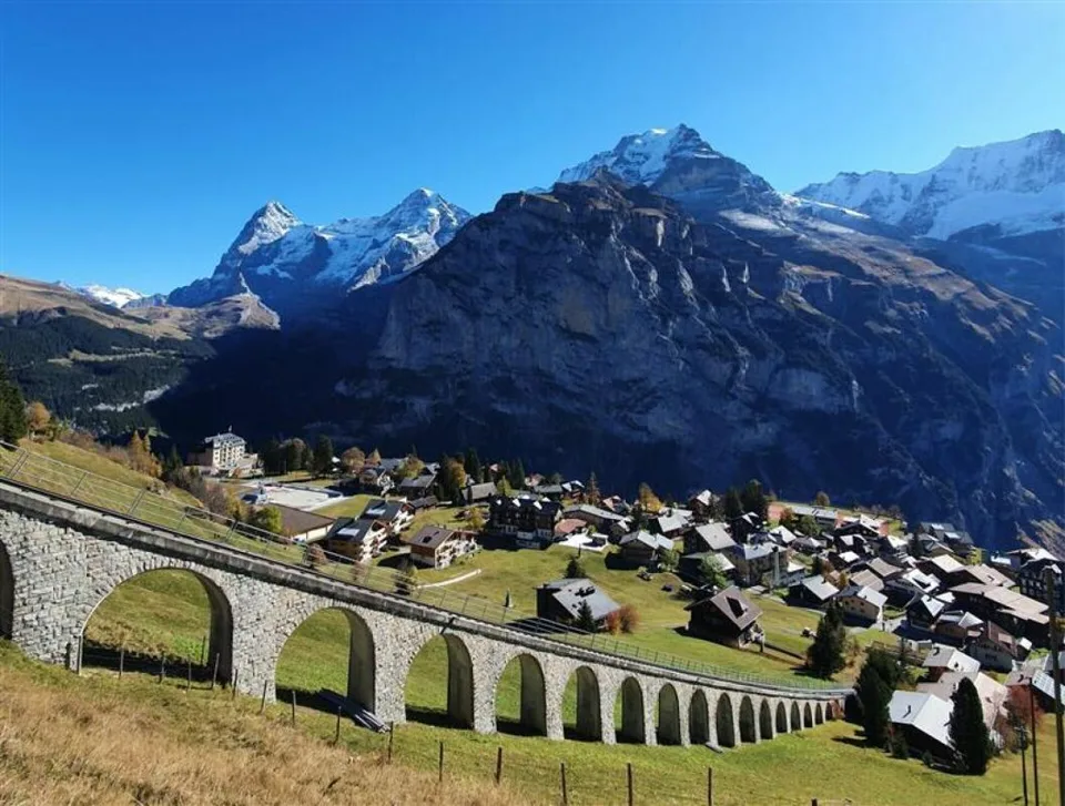 3-Zimmerwohnung mit Aussensitzplatz im Haus Murmeli, Mürren – Foto 10 von 12