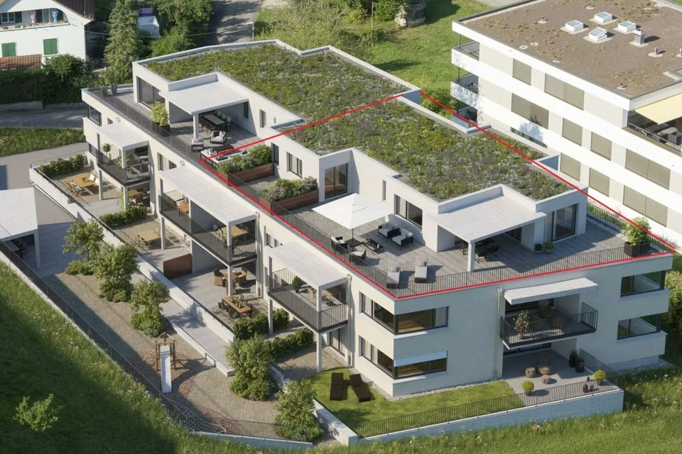 Hochwertige 3 1/2-Zimmer Attikawohnung