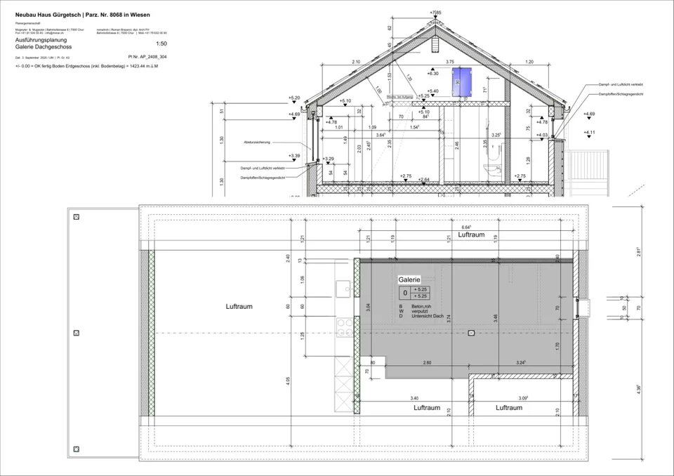 Haus Gürgetsch - 3.5-Zimmer-Dachwohnung – Foto 11 von 12