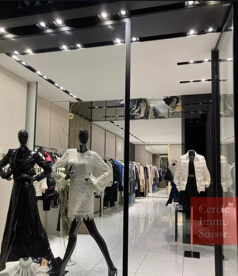 Boutique haut de gamme à vendre au centre-ville de Genève, quartier Rive