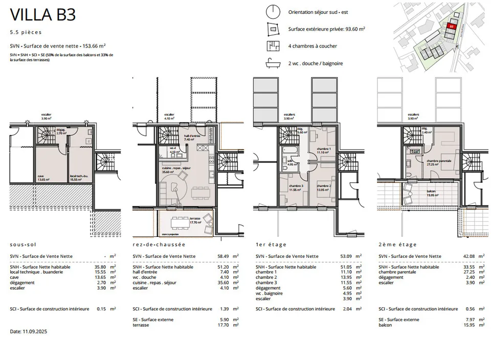 Nouvelle promotion de 8 villas à Cottens – photo 9 sur 11