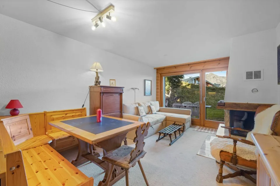 Appartement 1.5 pièces en rez-de-jardin ski in ski out