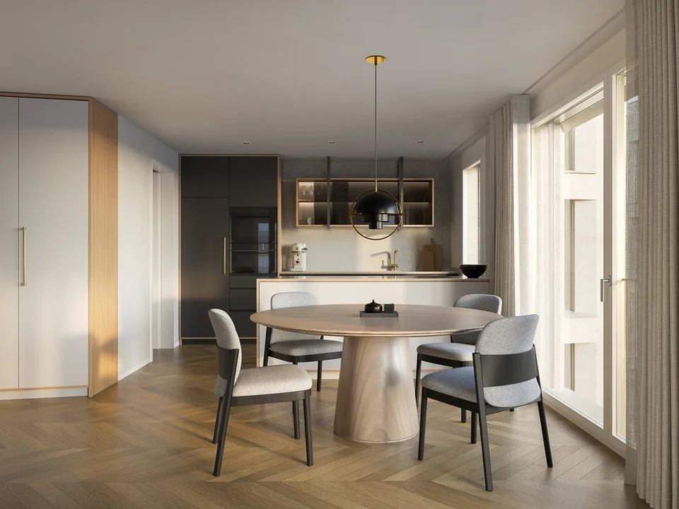 Appartement 2,5 pièces avec terrasse sur le toit à couper le souffle